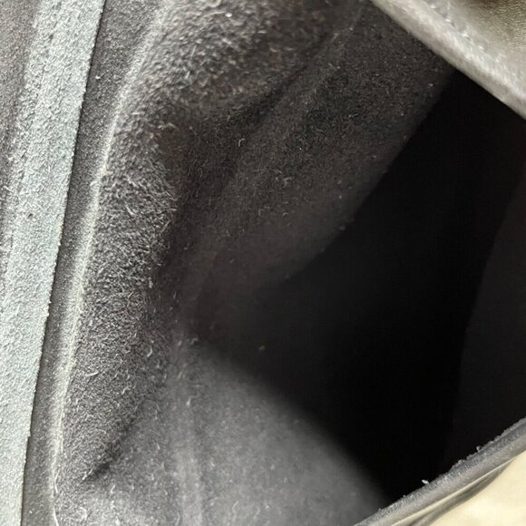 Coach‎ 9131 Vintage Small Saddle Hippie Boho Flap Crossbody Bag Black Leather - Picture 8 of 8